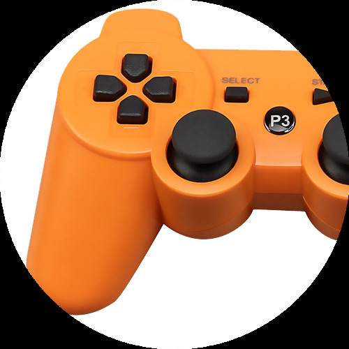 Mango PS3 transfronterizo al por mayor de fábrica doble vibración doble caballo botón de copo de nieve PS3 mango de juego inalámbrico Bluetooth