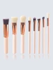 8 makeup brushes pink apricot set beauty tools makeup tools GUJHUI-GJH230411