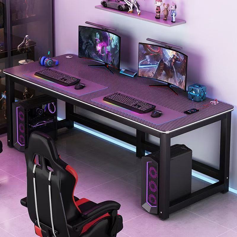 Computer Desk, Simple Modern Carbon Fiber Home Office Desk, Student Study Desk, Adult Desk, Gaming Desk