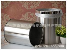不锈钢客房垃圾桶 双层桶 酒店餐厅用品桶 铁皮桶 果皮桶垃圾桶其