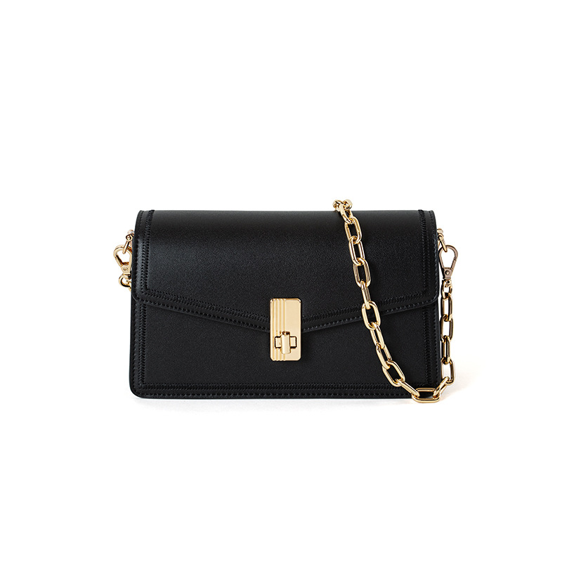Fashion Versatile Commuter Small Square Bag Luxury Genuine Leather Women's Handbag Crossbody Bag Shoulder Phone Bag - Thumbnail 7