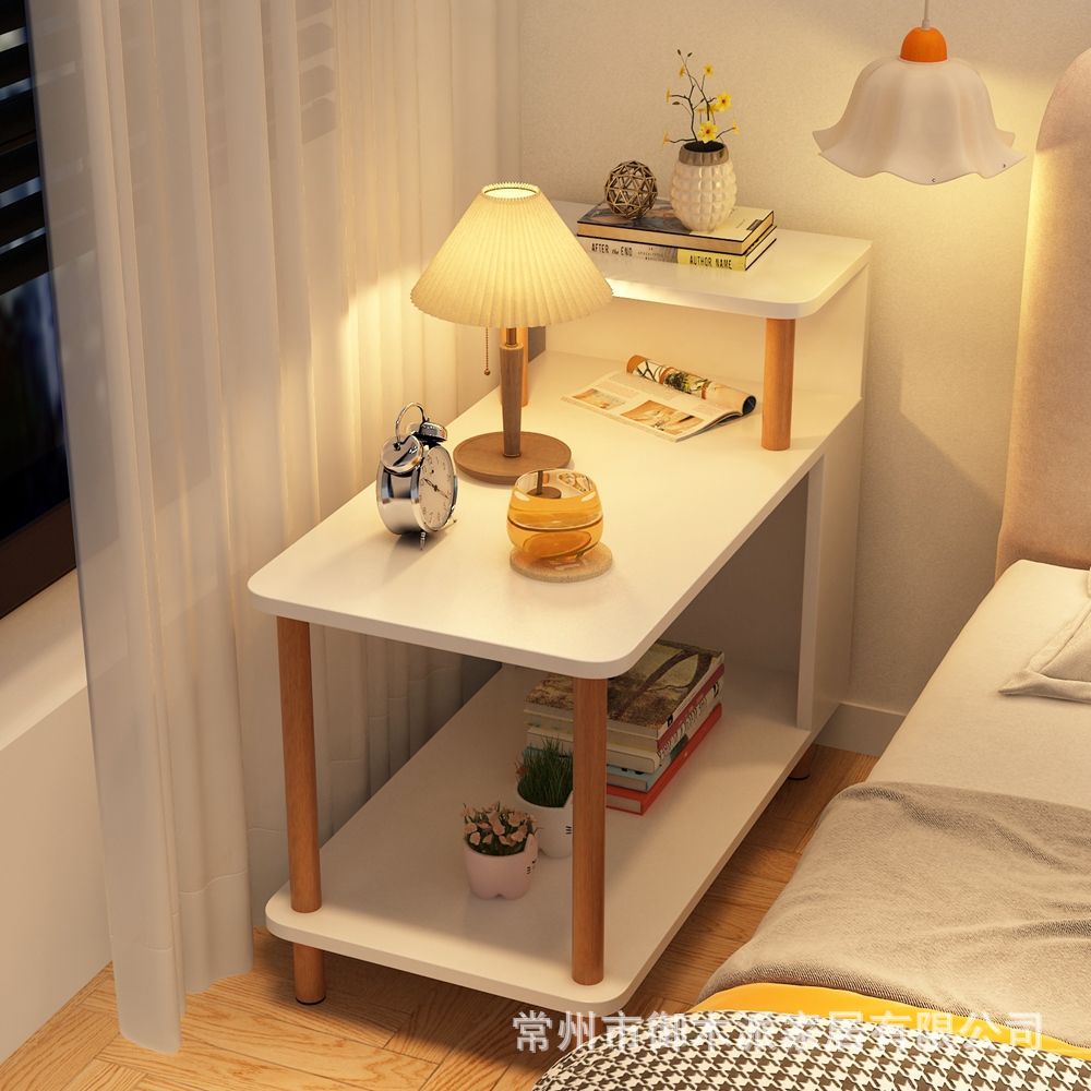 침대 옆 탁자, 거실 티 테이블, 소파 티 테이블, 심플하고 모던한 침실 작은 테이블, 서랍 수납 가구, 원목