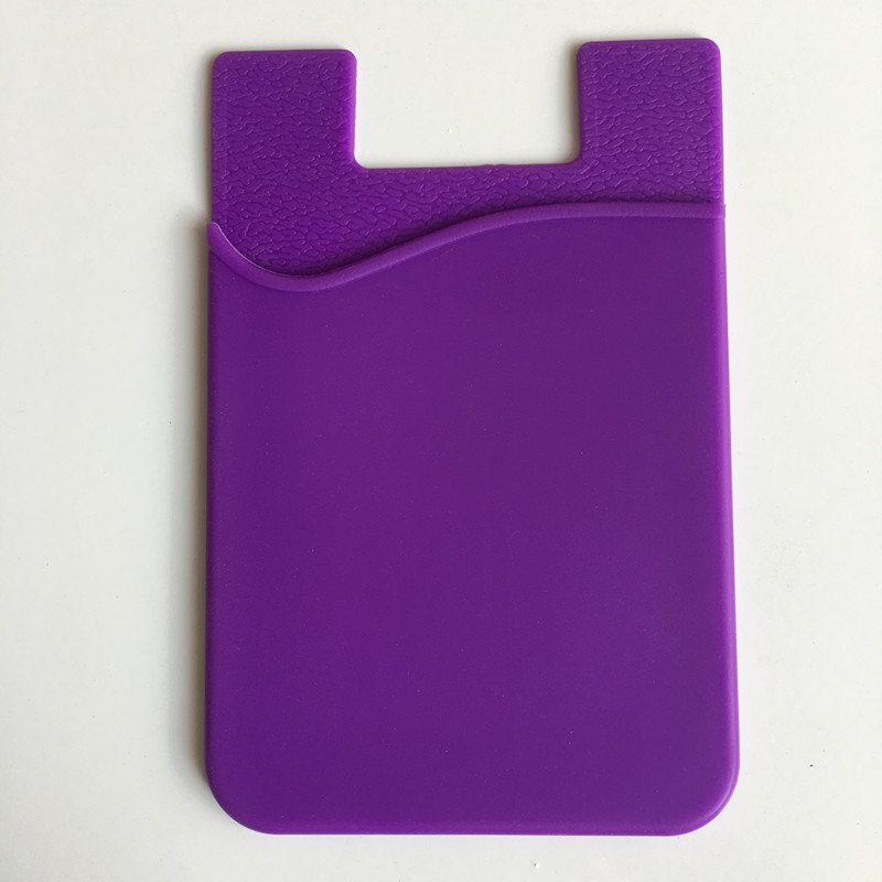 Pegatinas traseras de silicona para teléfonos móviles Funda para tarjetas de silicona Funda para tarjetas para teléfonos móviles Funda para tarjetas bancarias