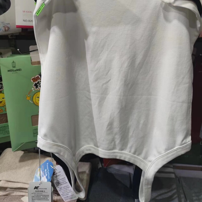 Power Cotton 0018 Thin Vest Long Vest Thin Belt Solid Color Cotton Square Collar Sling Women's 58cm Thin T-Shirt 0019 Beautiful Back