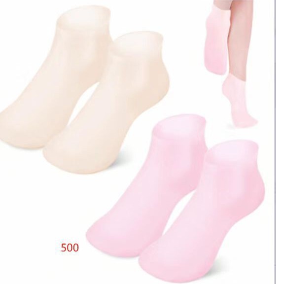 Silicone socks anti-cracking silicone socks silicone foot cover foot mask foot mask skin rejuvenation silicone cover moisturizing socks full foot