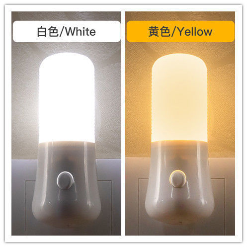 Cross-Border Supply of Creative Energy-Saving 3W Night Light Plug-In with Switch Led Feeding Socket Bedroom Bedside Lamp
