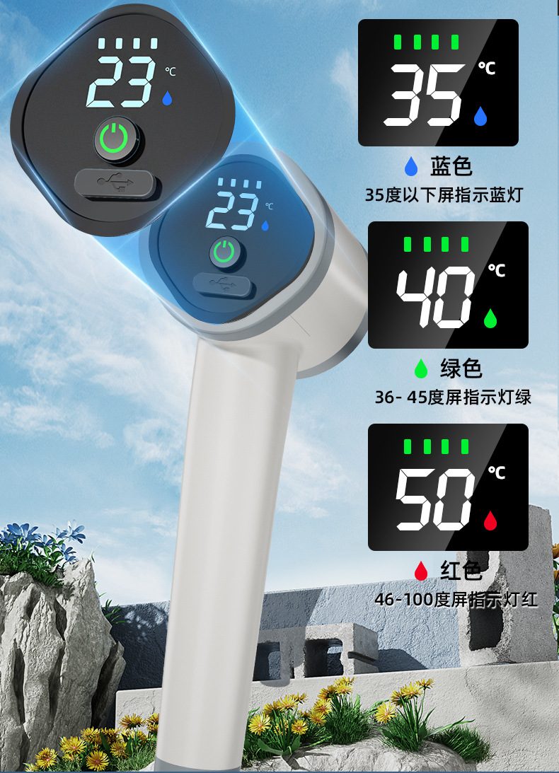 Expert selection of rechargeable showerhead bathing wonder, portable self-priming mobile electric shower for rural dormitories and rental houses undefined