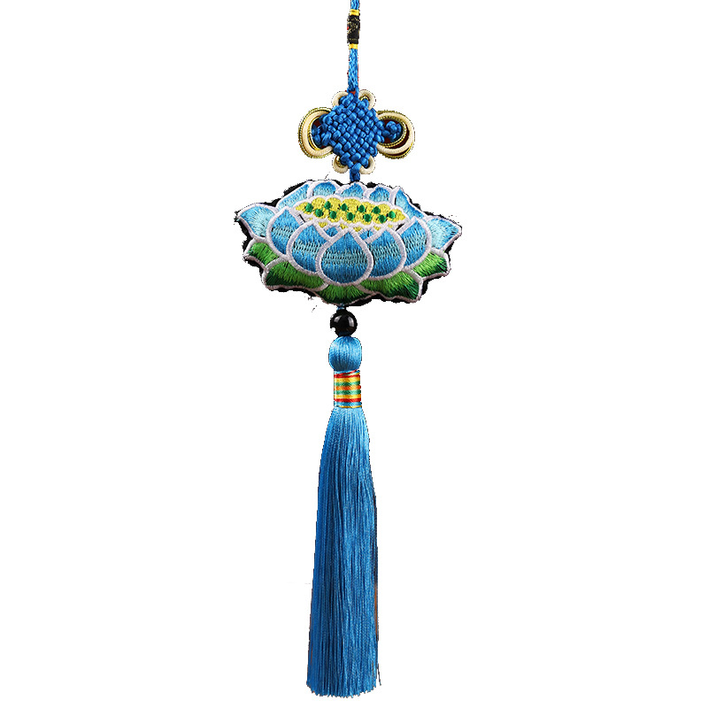 Bolsita del Festival del Bote del Dragón Bolsita de armario de estilo chino Bolsita de loto de loto Bolsita Decoración de la habitación Colgante de coche portátil