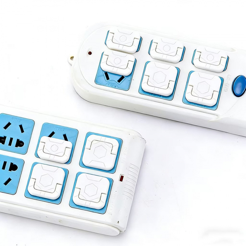 New children's anti-electric shock pull-ring protective cover, baby-safe power outlet cover, insulated socket safety plug