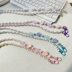 炫酷鐳射貓咪貓爪手機殼斜跨鏈通用百搭包包斜跨繩高檔包擴音器鏈