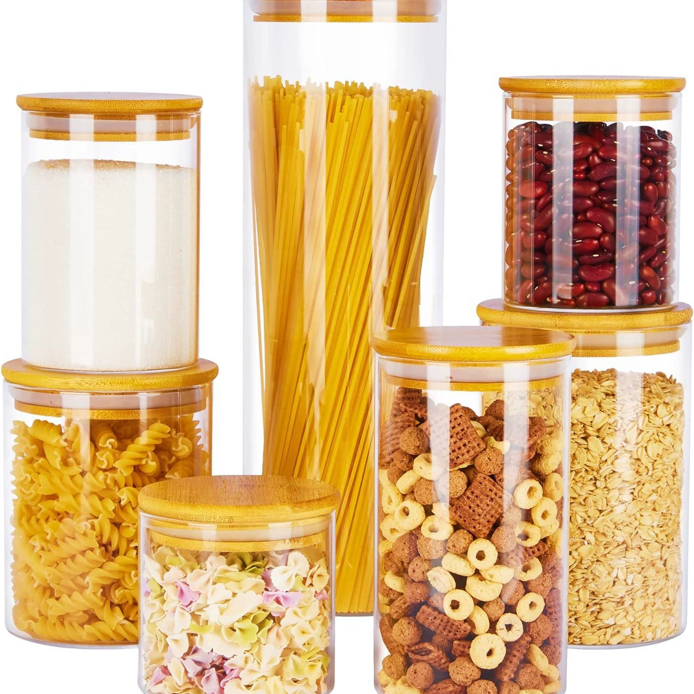 Glass tea, transparent storage system, set, (Cross-border trading)