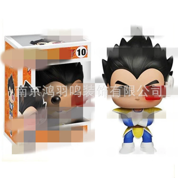 К версия Dragon Ball Фанко Поп аниме hand-made игрушка модель настольное украшение Сунь Укун Вегета