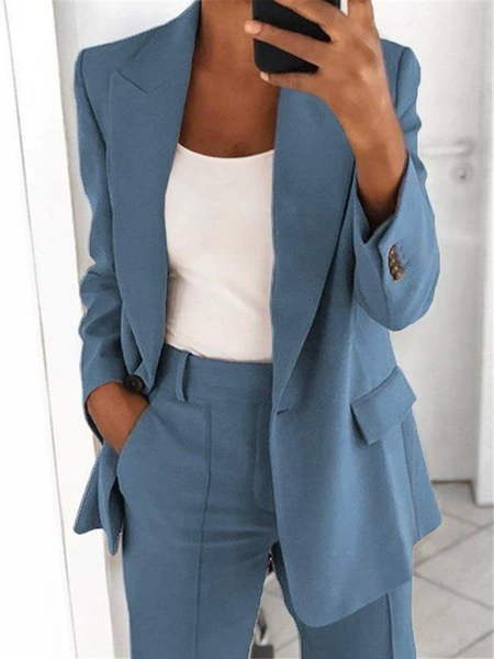 Blue top+pants
