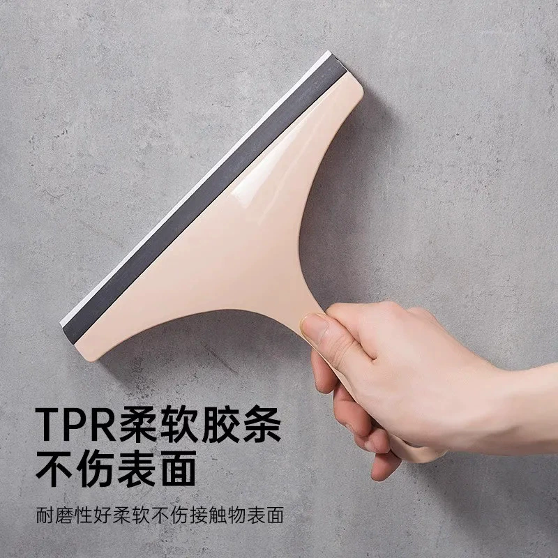 Инструмент для чистки стекол для домашнего использования, скребок для стекла, инструмент для мытья окон, щетка для зеркал, инструмент для мытья окон, мягкий резиновый скребок.