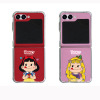 Samsung, cartoon phone case, protective case, South Korea, galaxy, Z Flip5, 5pcs, fall protection