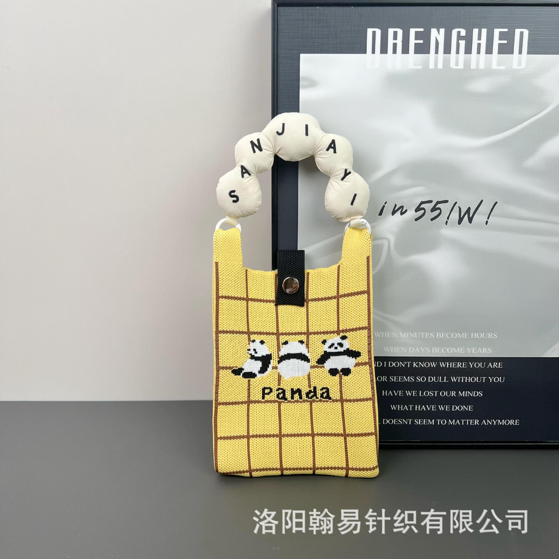 (신제품) 노란색 체크무늬 곰