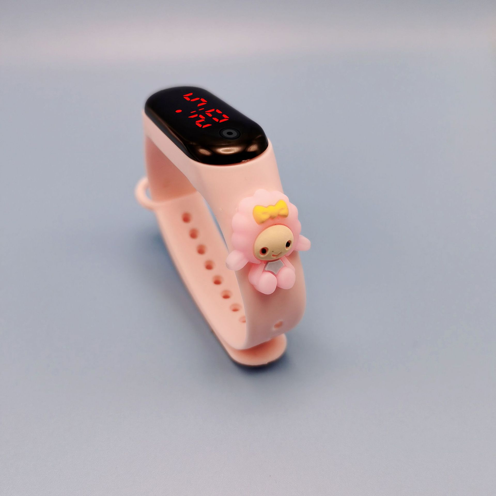 En stock al por mayor M3 reloj de muñeca de luz roja led reloj electrónico creativo estudiante plástico pulsera de dibujos animados niños reloj deportivo