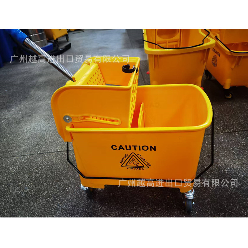 20-Liter Press-Type Lightweight Water Extractor, Hand-Pressed Single-Bucket Cleaning Bucket, Mini Mop Water Extractor