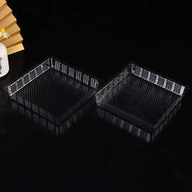 吸塑透明泡壳折边蛋糕甜品内托盒PVC塑料泡壳封口食品包装定选制