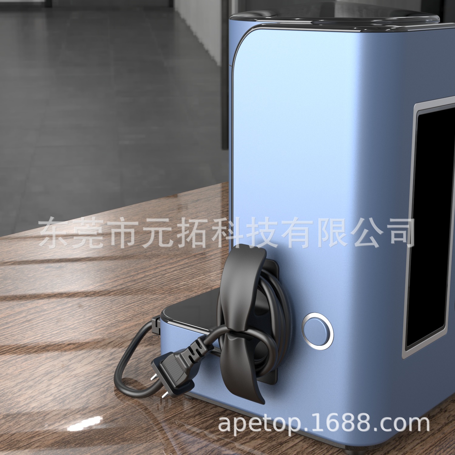 Nuevo enchufe titular cocina Winder alambre almacenamiento cable organizador datos cable de alimentación gancho organizador