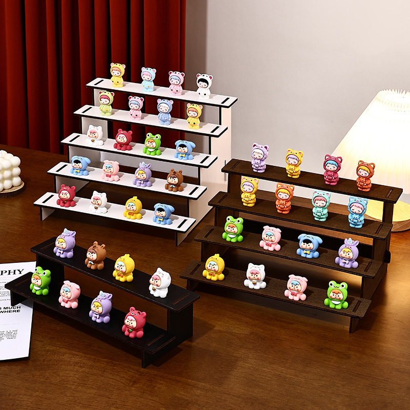 Live Broadcast Display Doll Rack 2-5 Layers Display Rack Small Ornaments Storage Desktop Storage Rack Hand-Made Display Ladder Rack