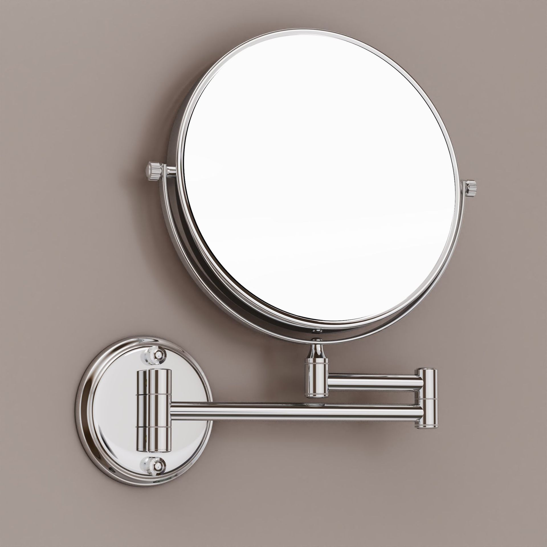 Bathroom Vanity Mirror Wall-Mounted Hotel Vanity Mirror Telescopic Mirror Folding Bathroom Dormitory Mirror with Light