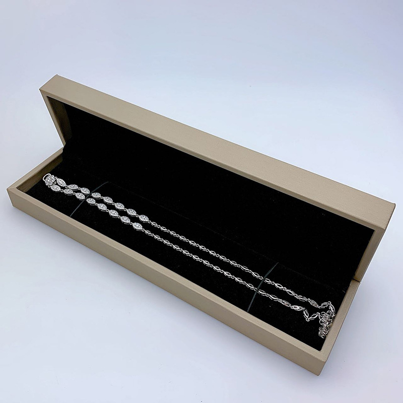 Caja de Regalo de Alta Gama con Certificado Detectable, Caja de Joyería de Alta Gama para Dropshipping, Caja de Regalo Portátil Personalizable para Anillos y Pulseras