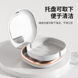 Portable Lens Braces Box, Soaking Box, Corrector, Denture Storage Box, Lock Buckle, Portable Orthodontic Retainer Storage Box