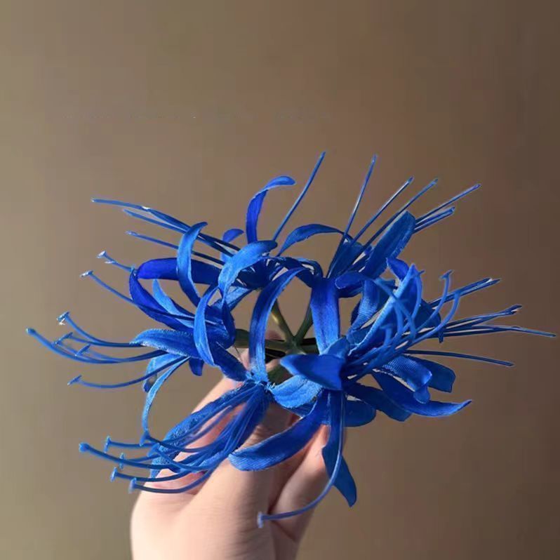 海边度假风超仙仿真花发饰半扎发鲨鱼夹绝美拍照氛围感抓夹头饰|undefined