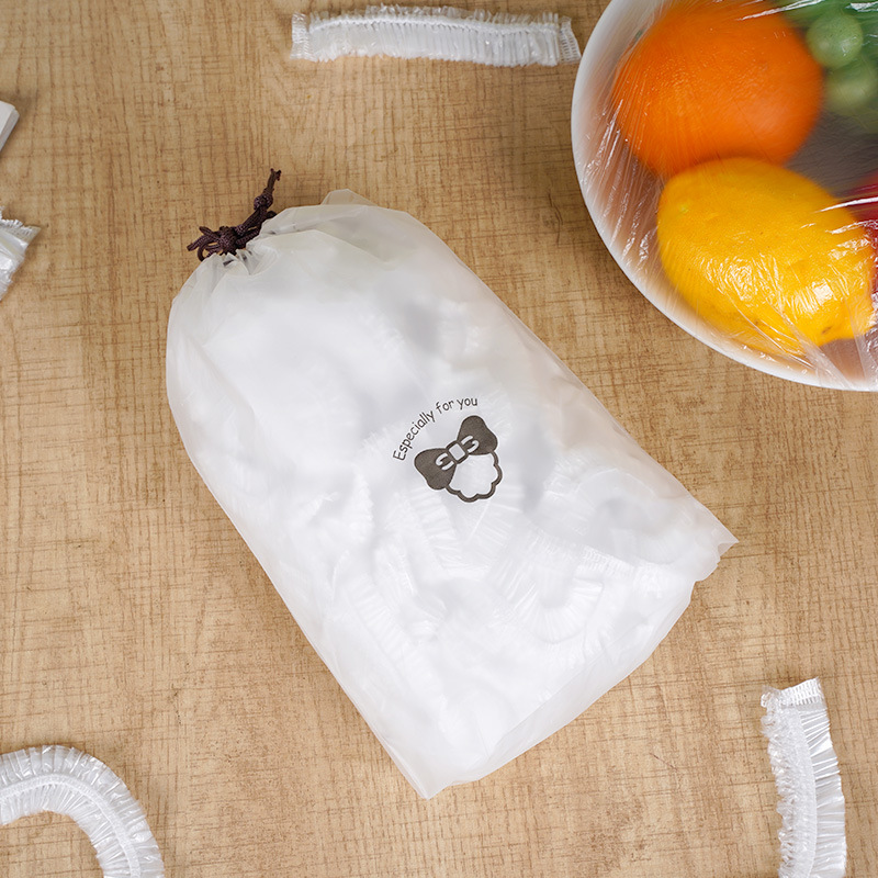 Cubierta Elástica para Alimentos Desechable de Grado Alimenticio con Boca Elástica para Uso Doméstico