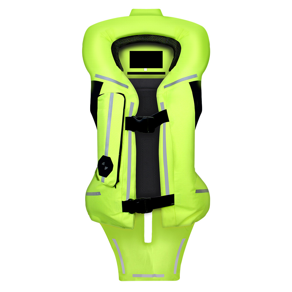 Nuevo chaleco airbag de segunda generación, chaleco de seguridad, chaleco protector, anticaídas, resistente al desgaste, equipo de motociclismo inflable.