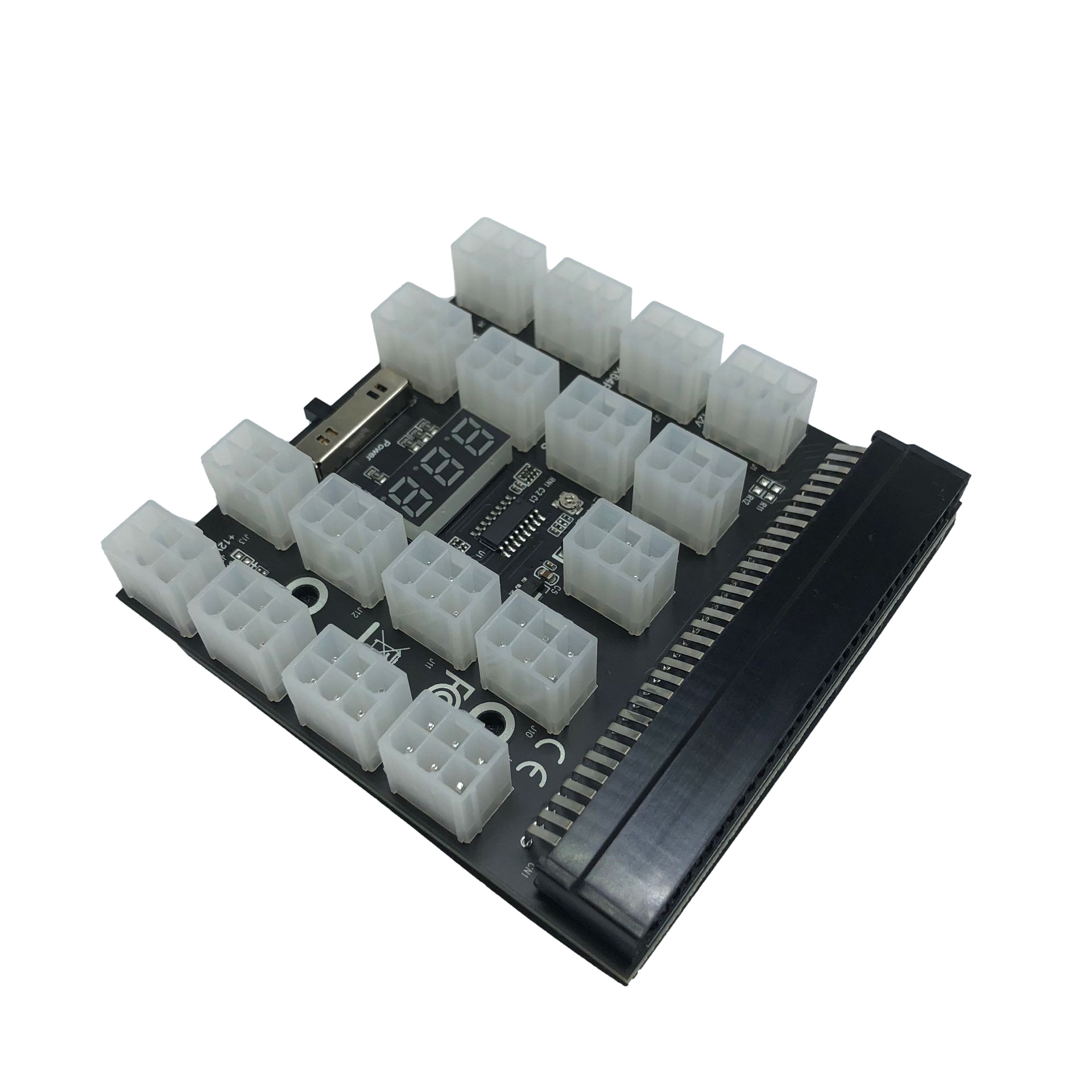 HP服务器电源转换板64针转6pin显卡电源板12个6P线接口全兼容板