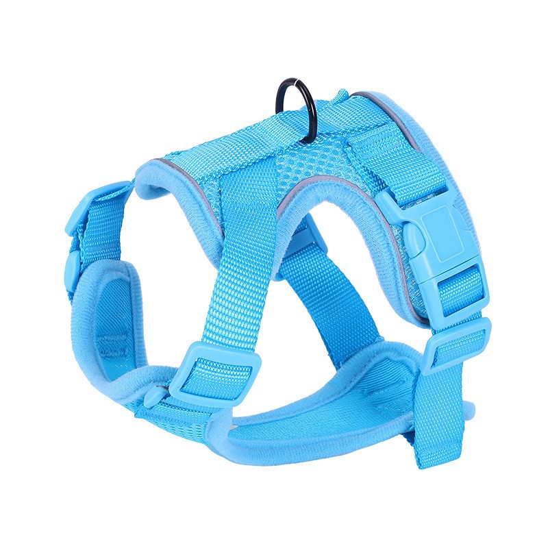 Suministros para mascotas nueva mascota pecho Correa chaleco perro Correa reflectante transpirable perro cuerda en stock al por mayor