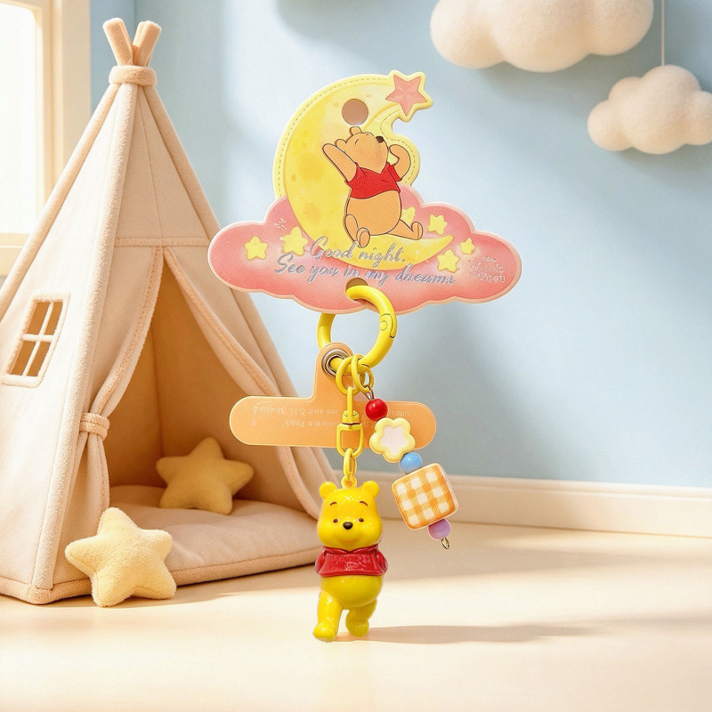 Authentic Disney Winnie the Pooh Sweet Dreams Goodnight Series Phone Pendant Mini Keychain Cute and Therapeutic Phone Strap Authentic Disney Winnie the Pooh Sweet Dreams Goodnight Series Phone Pendant Mini Keychain Cute and Therapeutic Phone Strap