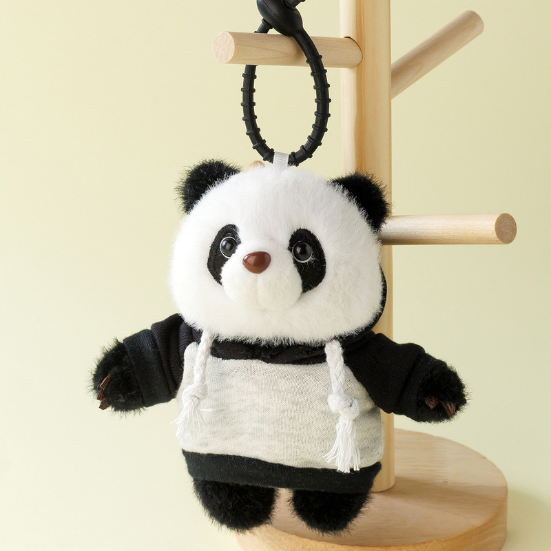 かわいいスウェットシャツ、レッサーパンダ人形、ペンダント、キーホルダー、バッグアクセサリー、会社イベントの小さなギフト、卒業記念ロゴ|undefined