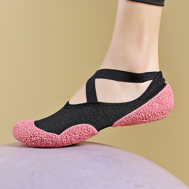 Golen shark mute ballet smart shoes home non-slip soft thick bottom yoga dance fitness sports early education shoes socks