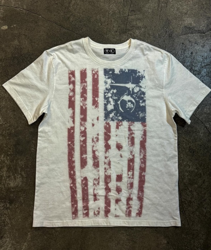 クロスボーダー新型暴徒クラブTHUG CLUBアメリカレトロ半袖水洗いして古い上着tシャツを作ります。|undefined
