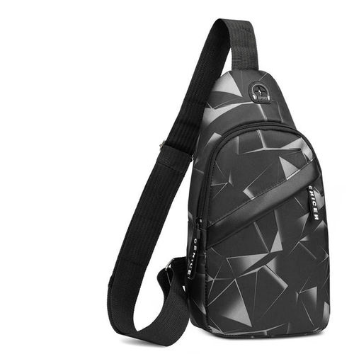 Men's Crossbody Bag Waist Bag Shoulder Bag with Multi-function for Travel and Daily Use, Casual and Business Style