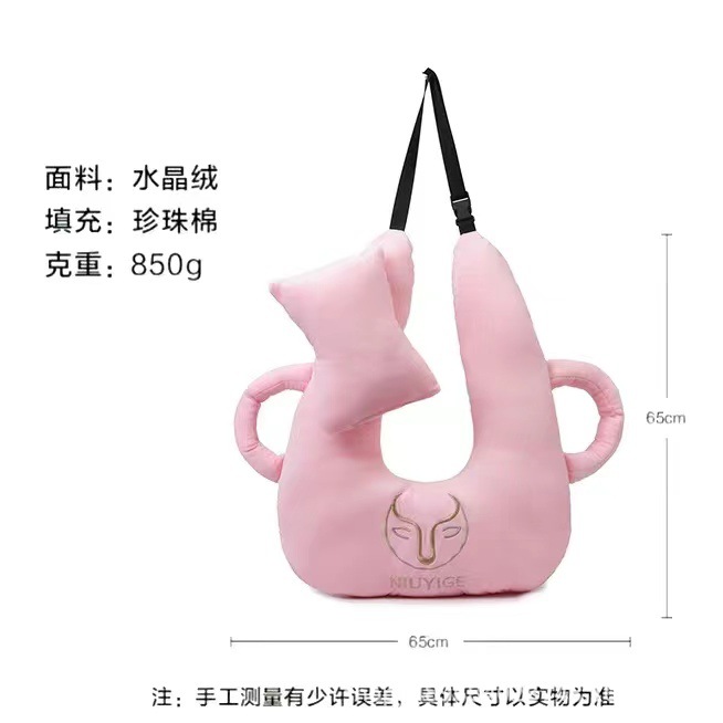 Pregnant women and children's car sleep pillow anti-motion sickness hand support neck support shock absorption anti-pressure skin-friendly comfortable and safe sleep pillow