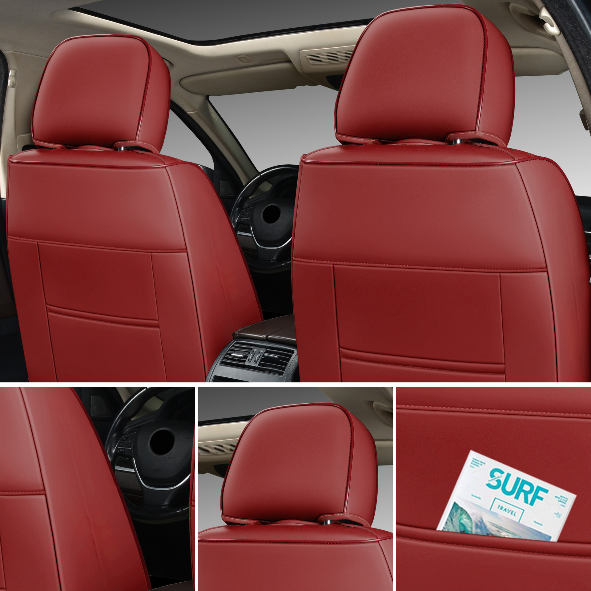 Dr. Jie's Car Seat Cushion, All-Inclusive Seat Cushion, Universal Seat Cover for All Seasons, Nappa Leather Manufacturer Wholesale 9D Breathable Manufacturer