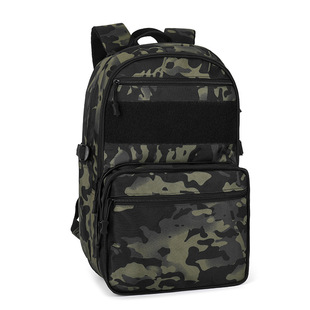 19 Outdoor Tactical Backpack Camouflage Backpack Men's Large Capacity Military Training Student Schoolbag Waterproof Training Camping Backpack