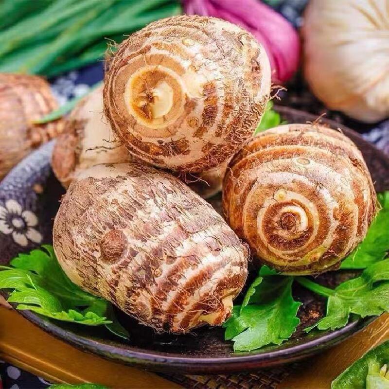 Milk-Flavored Small Taro, Freshly Dug Taro Bulbs Wholesale, Shandong Milk Small Taro, Non-Fibrous Sweet Taro, Freshly Dug Taro