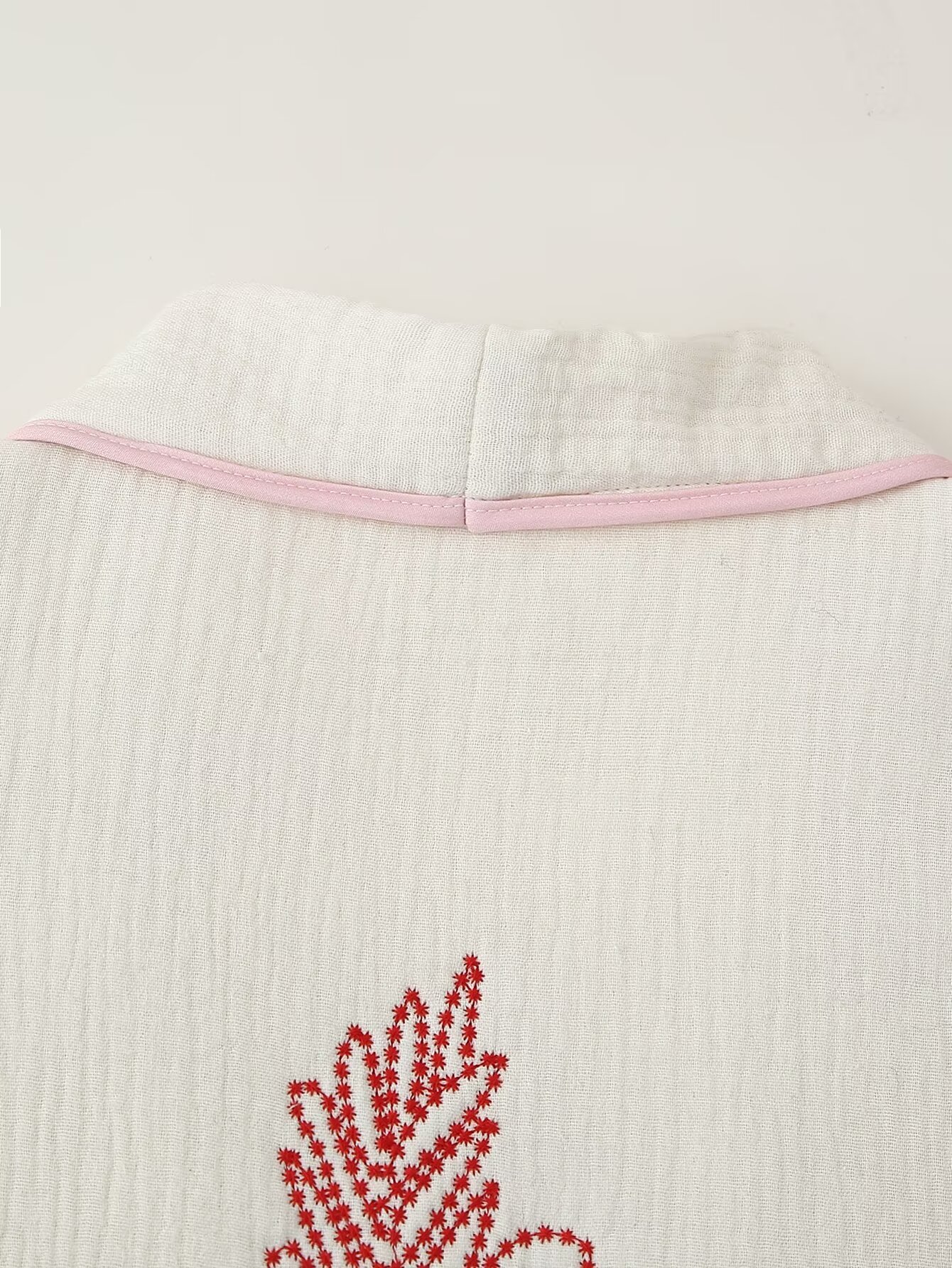 Women's 2024 Autumn/Winter New Street Fashion Open breasted Embroidered Cotton Jacket_voghion.com