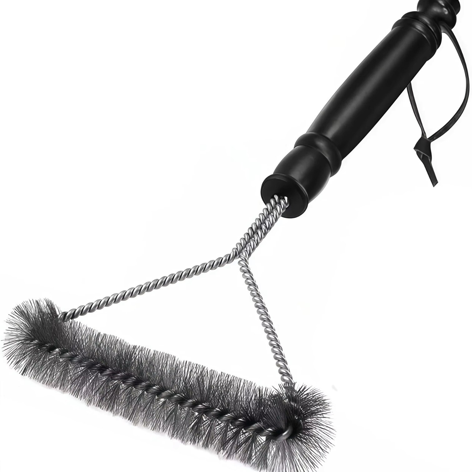 Cross-Border Stainless Steel Wire Brush Barbecue Cleaning Brush Oil Brush Barbecue Grill Brush Barbecue Cleaning Brush Barbecue Tools