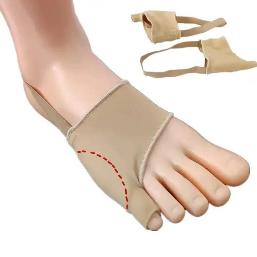 Защитные носки для пальцев ног со встроенными силиконовыми накладками, защитные чехлы для пальцев при бурсите, защитные чехлы для пальцев ног