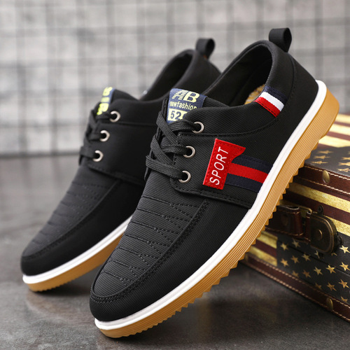 Men's Casual Shoes with Cowhide Sole, Old Beijing Cotton Shoes, Wholesale Breathable and Comfortable Non-Slip Canvas Shoes for Men