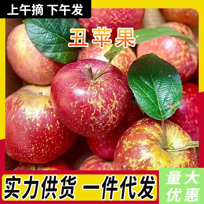 Sichuan Daliangshan Yanyuan Ugly Apple Rock Candy Heart Fresh Crispy Sweet Seasonal Freshly Picked Fruit Whole Box Wholesale Free Shipping