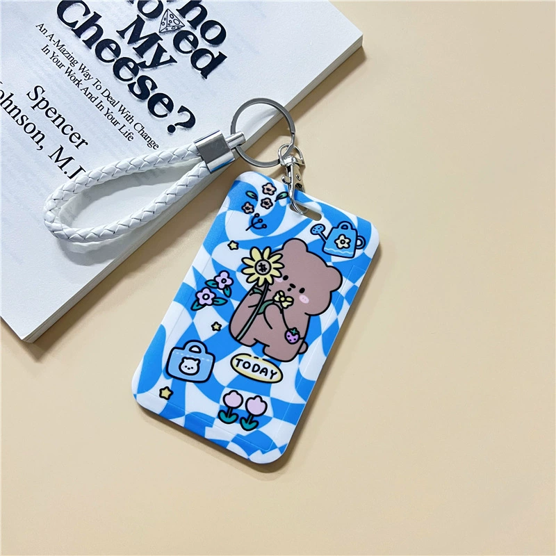 Кард холдер чехол для ключей, ABS двусторонняя УФ-печать, 11×7 см, настраиваемый, с опцией крючка/ремня