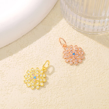 灵魂莲华925纯银吊坠配件diy手链项链锁骨链配饰925银首饰饰品潮