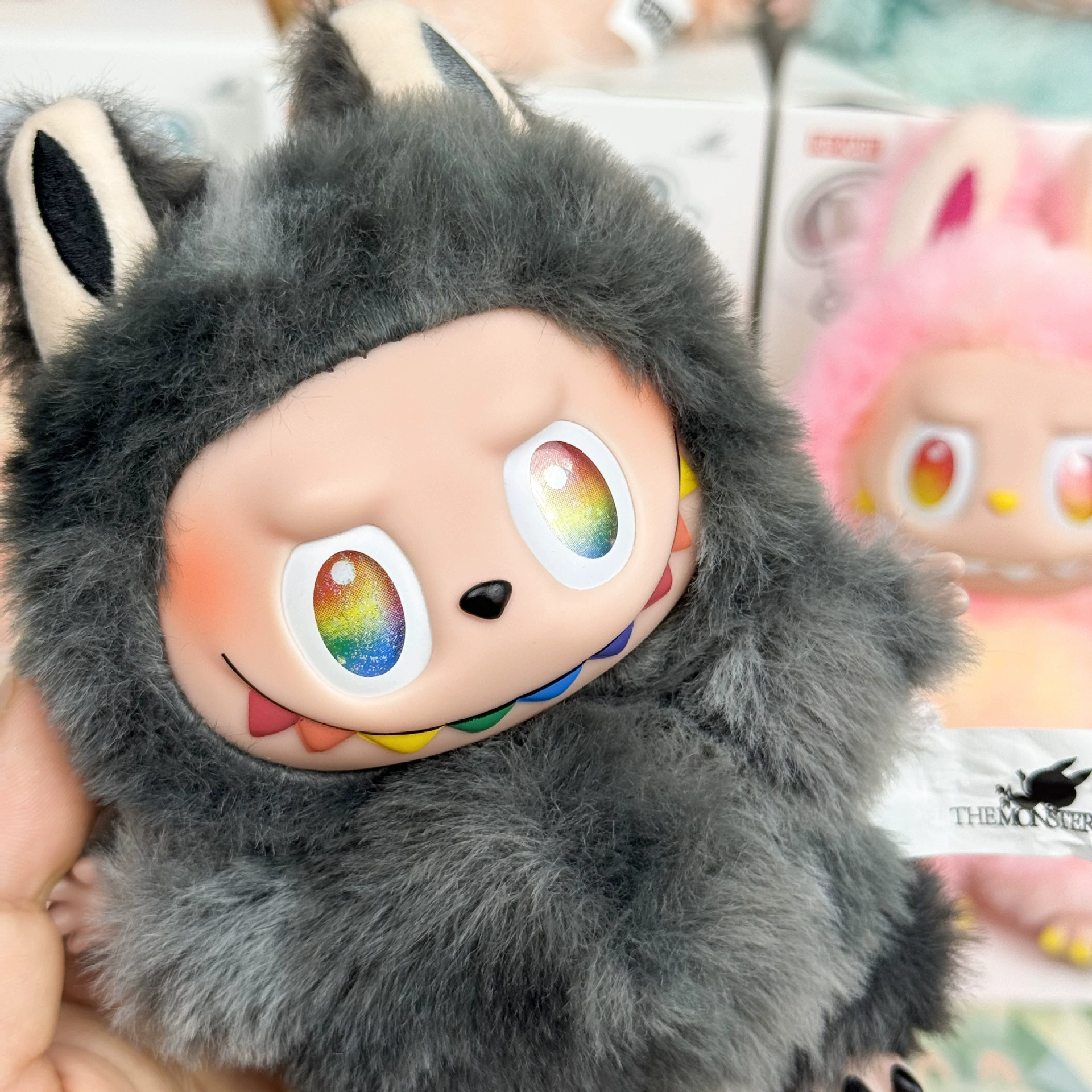Модная игрушка в слепом боксе Pop Mart, плюшевая серия Rabu, наличие, три поколения Rabu, серия High Energy